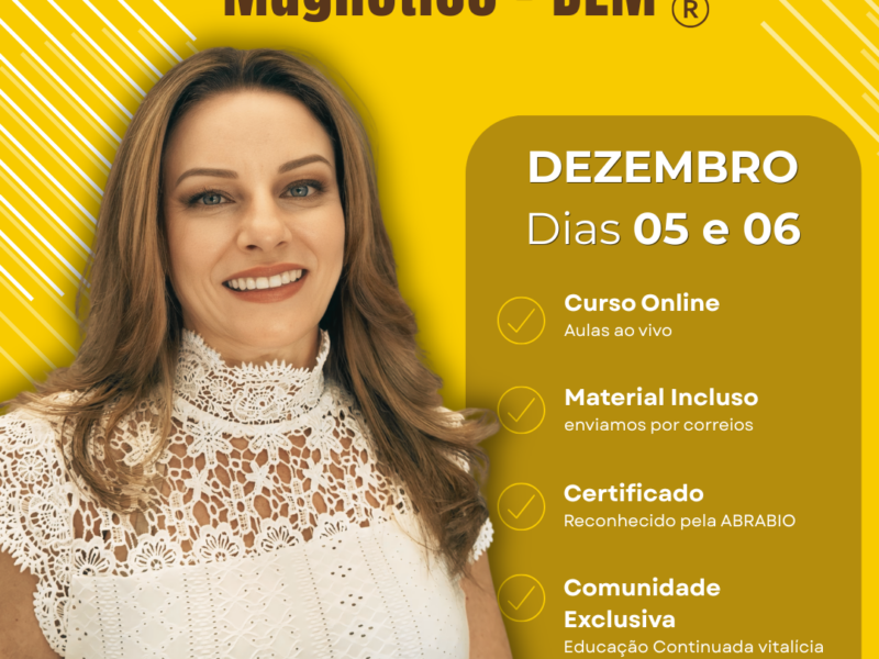 Curso Inicial Desbloqueio Emocional Magnético | ONLINE AO VIVO