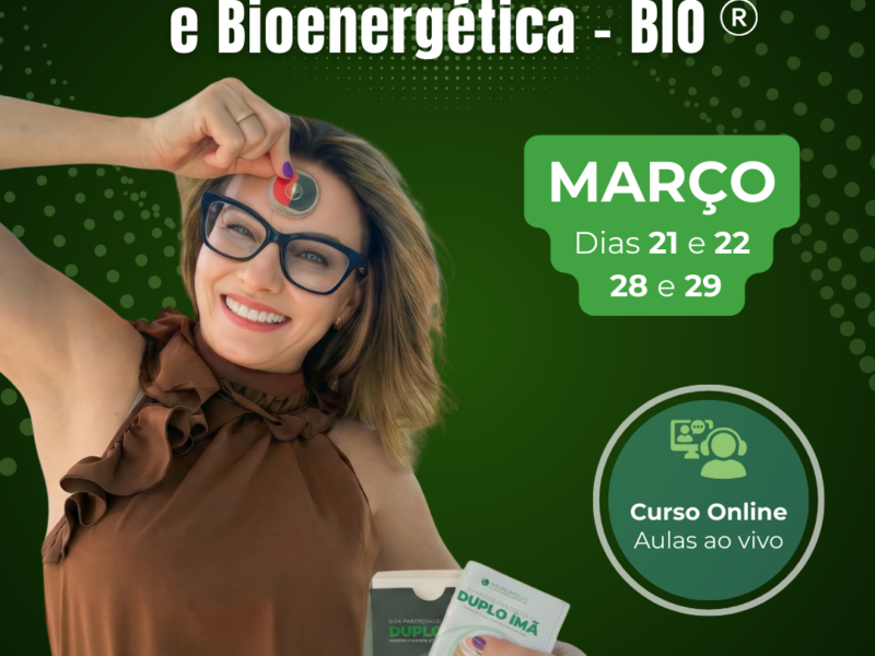 Formação em Biomagnetismo Medicinal e Bioenergética Inicial| ONLINE AO VIVO + MÓDULOS GRAVADOS